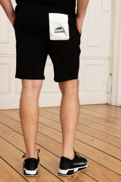 Short Homme Helvetica Mountain Pioneers Ninja White