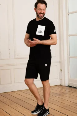 Short Homme Helvetica Mountain Pioneers Ninja White