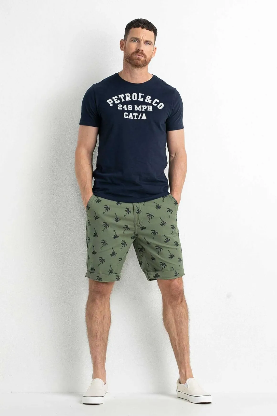 Short Homme Petrol Industries M-1020-Sho526 6134 Dusty Army