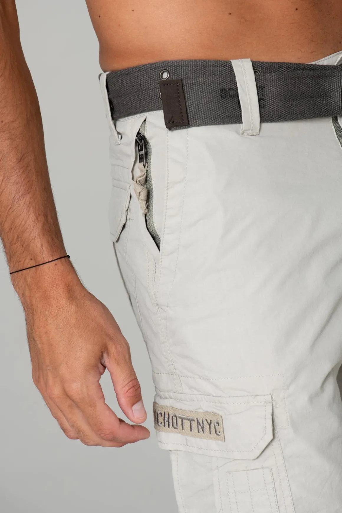 Short Homme Schott Cargous30 Ciment