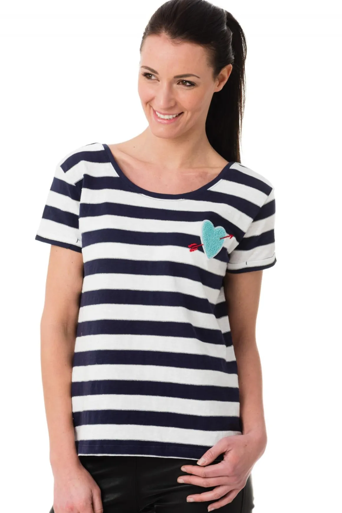 Tee Shirt Femme Kaporal Aloes Marine