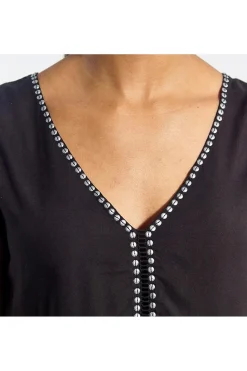 Tee Shirt Femme Kaporal Arty Black
