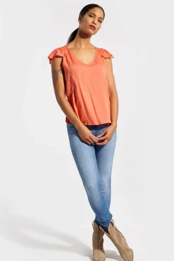 Tee Shirt Femme Kaporal Blue Corail