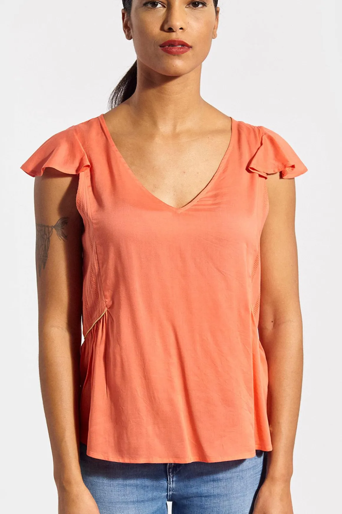 Tee Shirt Femme Kaporal Blue Corail