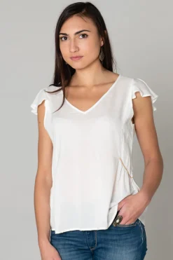 Tee Shirt Femme Kaporal Blue Off W