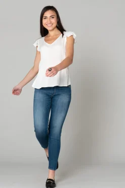 Tee Shirt Femme Kaporal Blue Off W