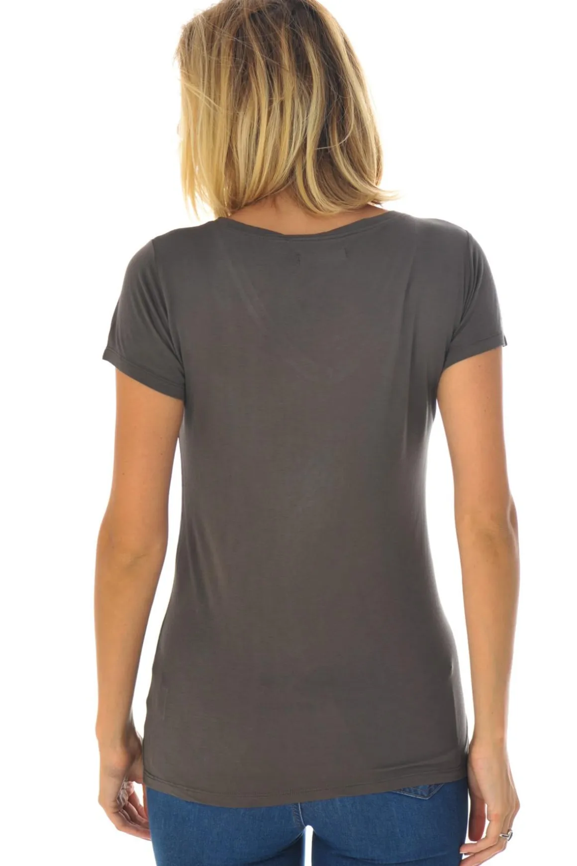 Tee Shirt Femme Kaporal Cox Asphalt H16