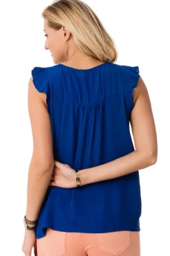 Tee Shirt Femme Kaporal Firm Strong Blue