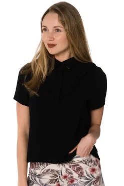 Tee Shirt Femme Kaporal Fista Black