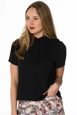 Tee Shirt Femme Kaporal Fista Black