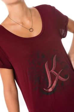 Tee Shirt Femme Kaporal Gravy Raisin