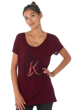 Tee Shirt Femme Kaporal Gravy Raisin