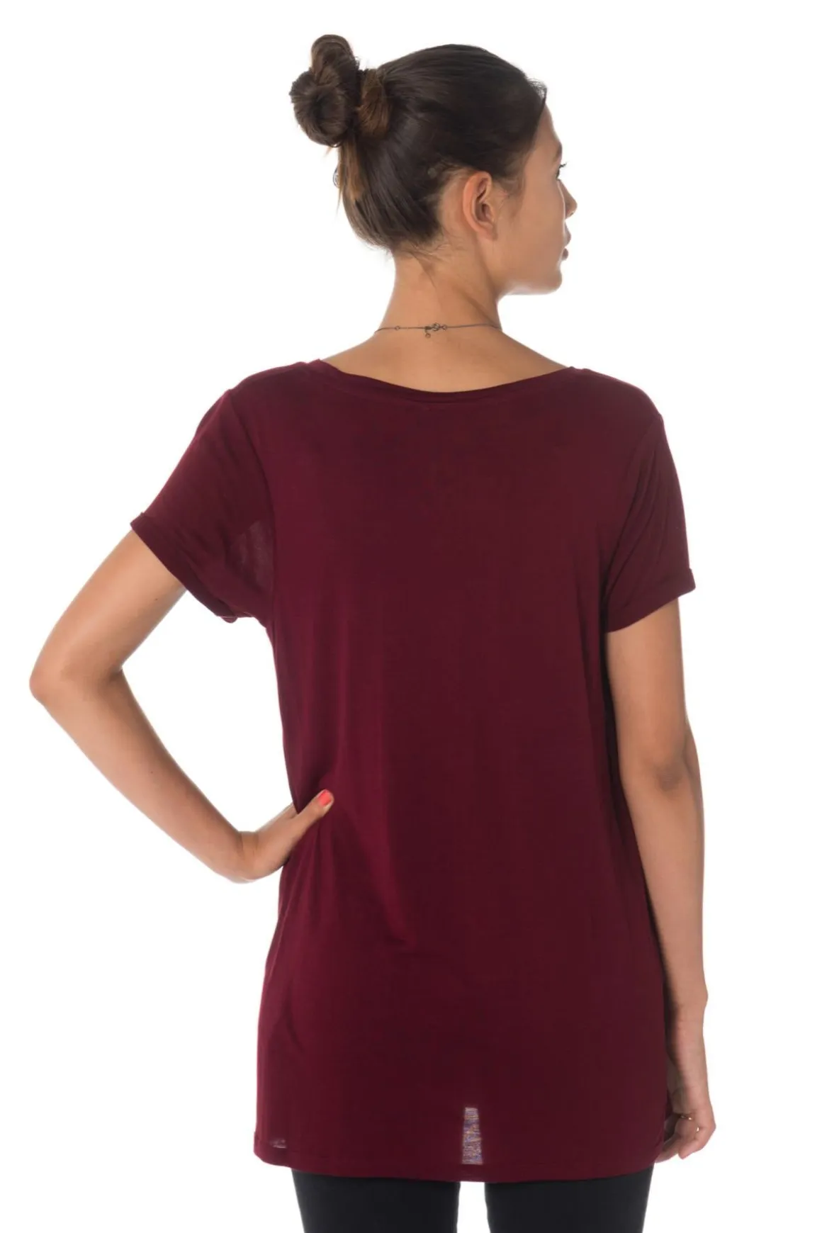 Tee Shirt Femme Kaporal Gravy Raisin
