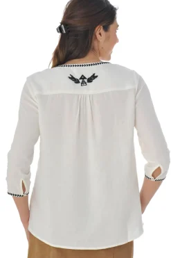 Tee Shirt Femme Kaporal Life Off White