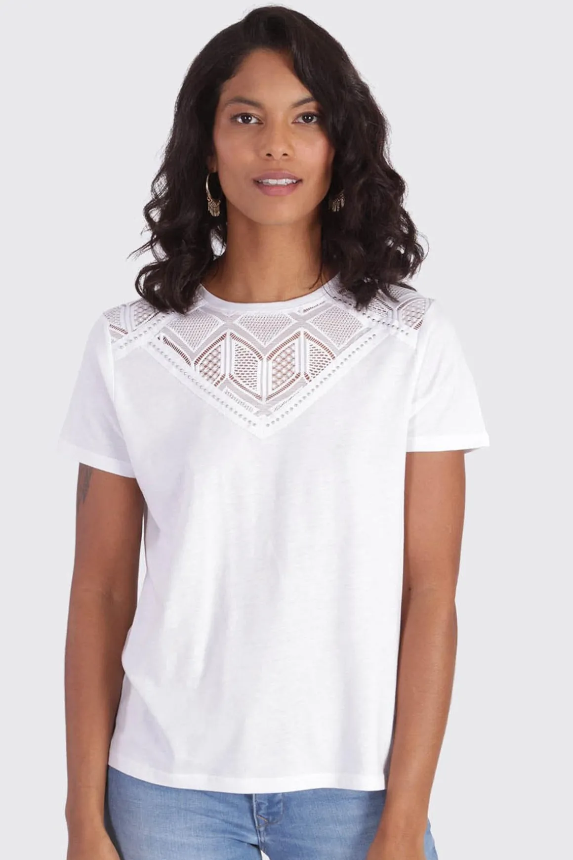 Tee Shirt Femme Kaporal Rimal Opt White