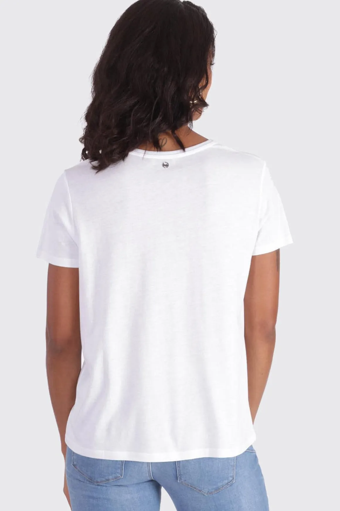 Tee Shirt Femme Kaporal Rimal Opt White