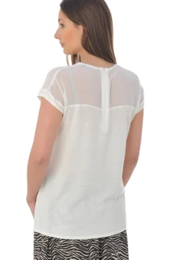 Tee Shirt Femme Kaporal Roy Off White