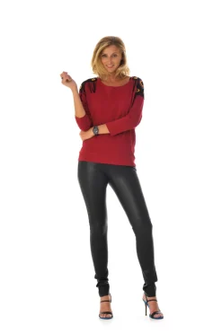 Tee Shirt Femme Kaporal Teen Bordeaux H16