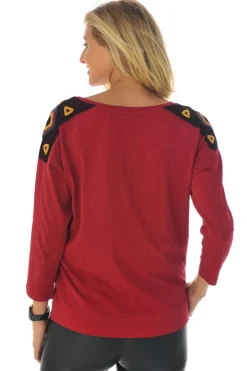 Tee Shirt Femme Kaporal Teen Bordeaux H16