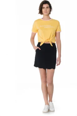 Tee Shirt Femme La Petite Étoile Junon Jaune