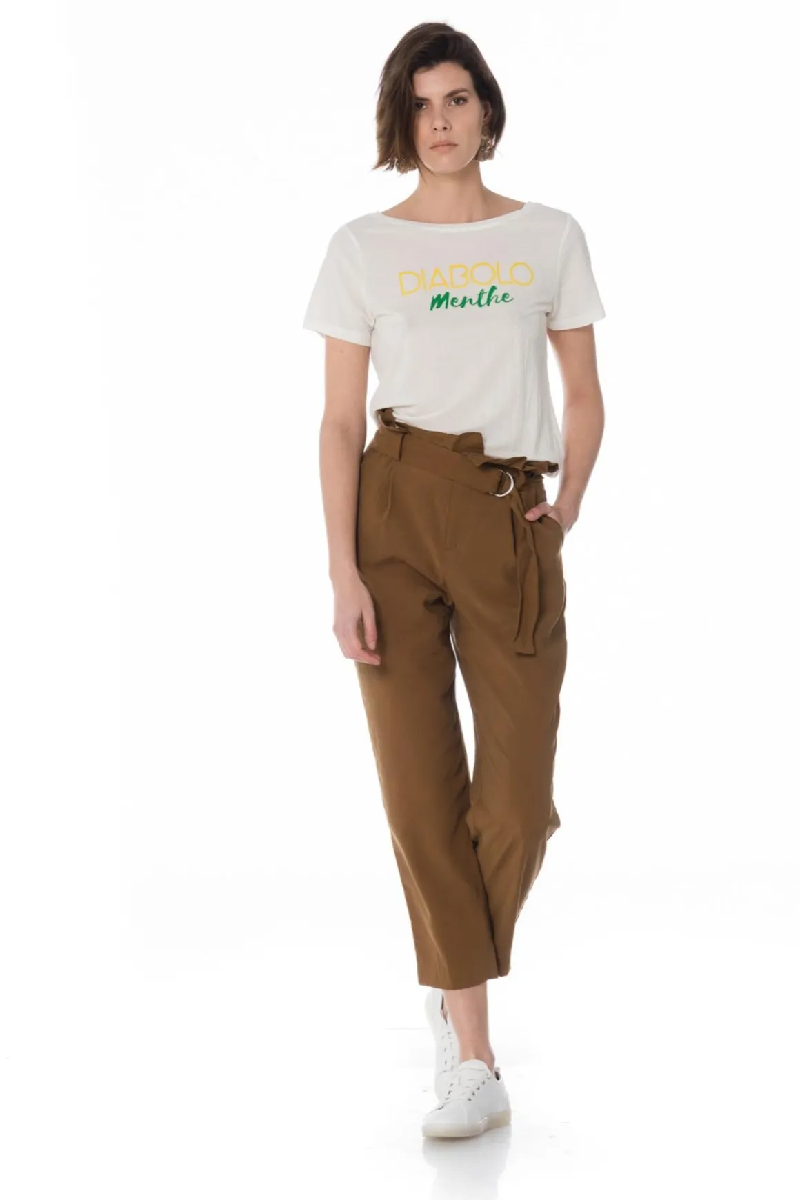 Tee Shirt Femme La Petite Étoile Shula Ecru
