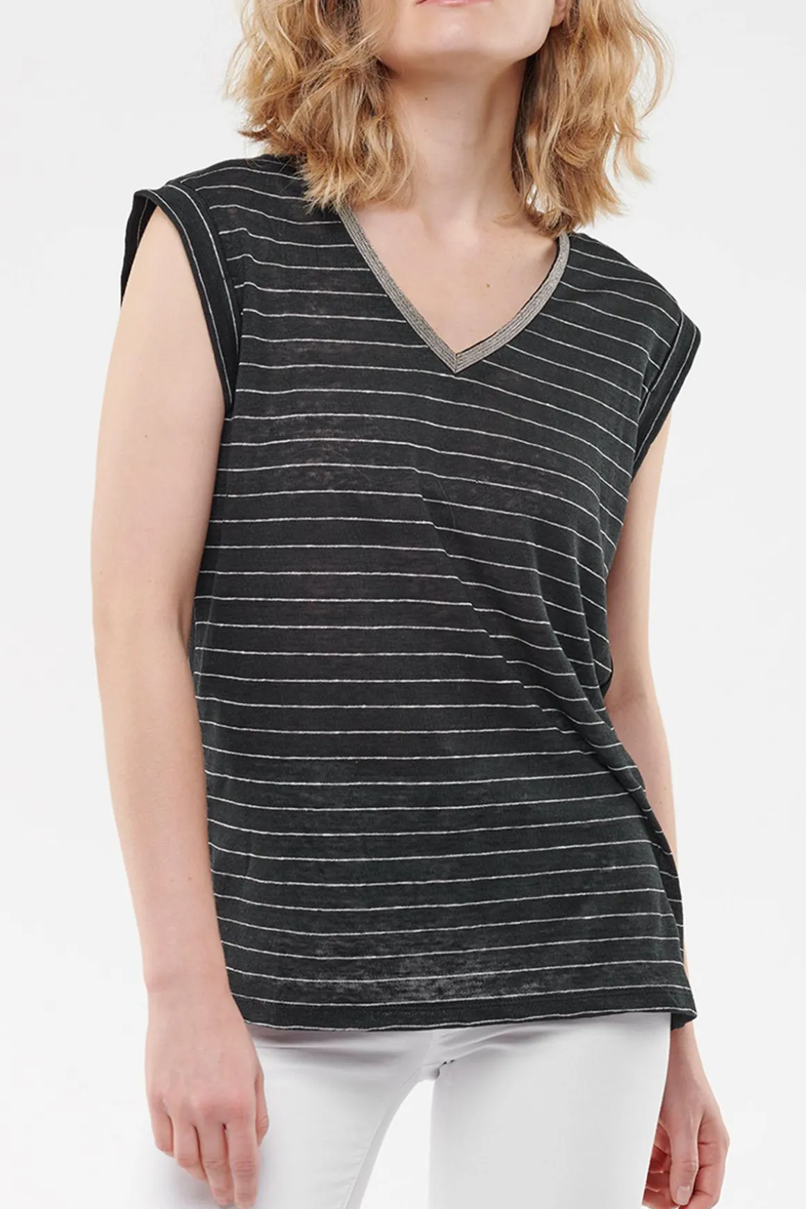 Tee Shirt Femme Le Temps Des Cerises Tshirt F Sergia Black