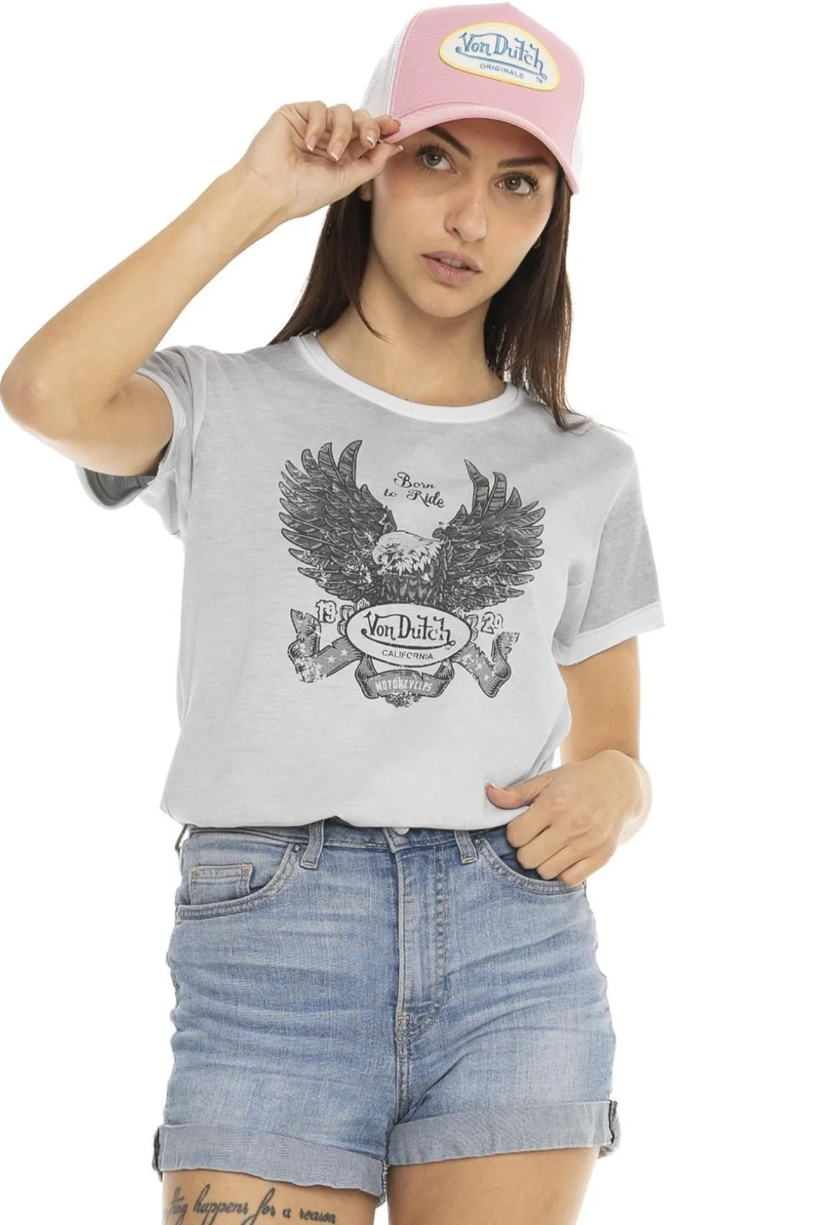 Tee Shirt Femme Von Dutch Tee Shirt Kust G