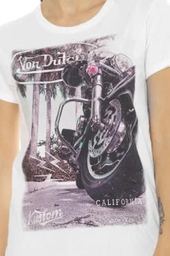 Tee Shirt Femme Von Dutch Tee Shirt Phot Be