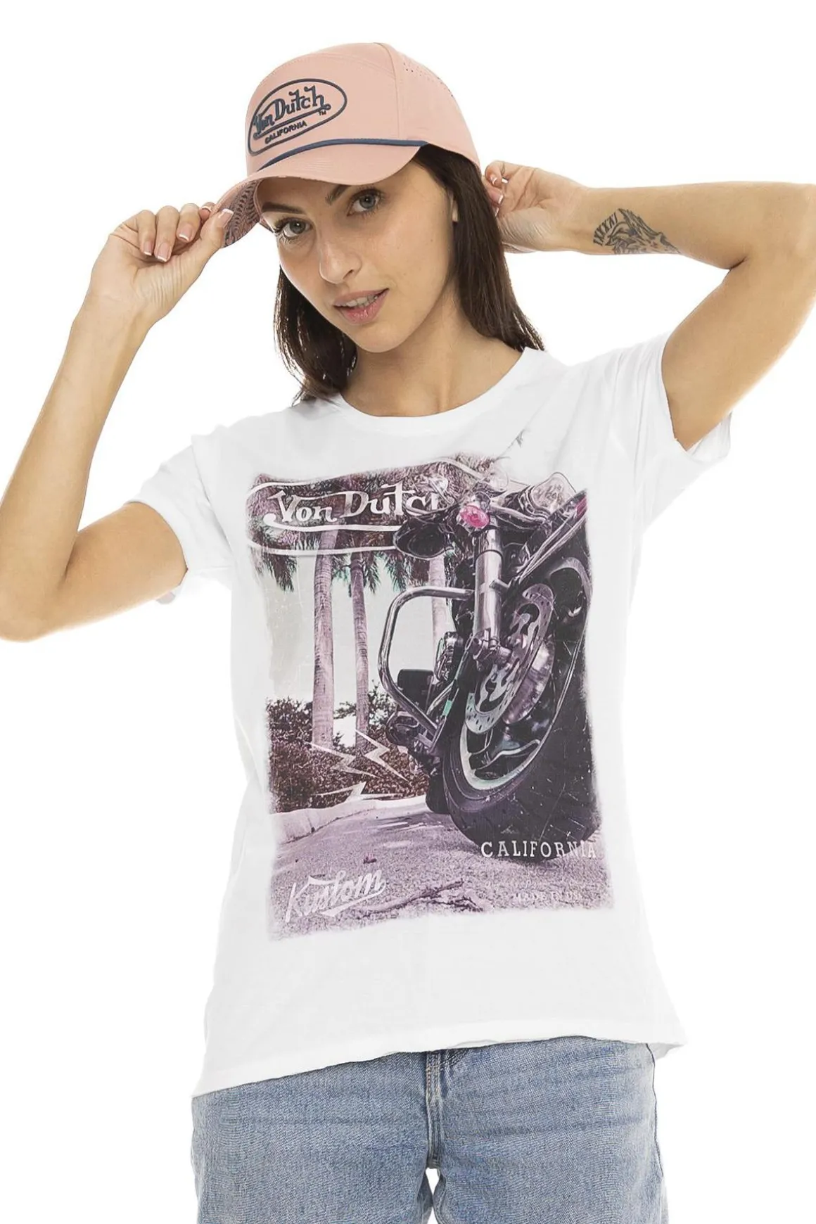 Tee Shirt Femme Von Dutch Tee Shirt Phot Be