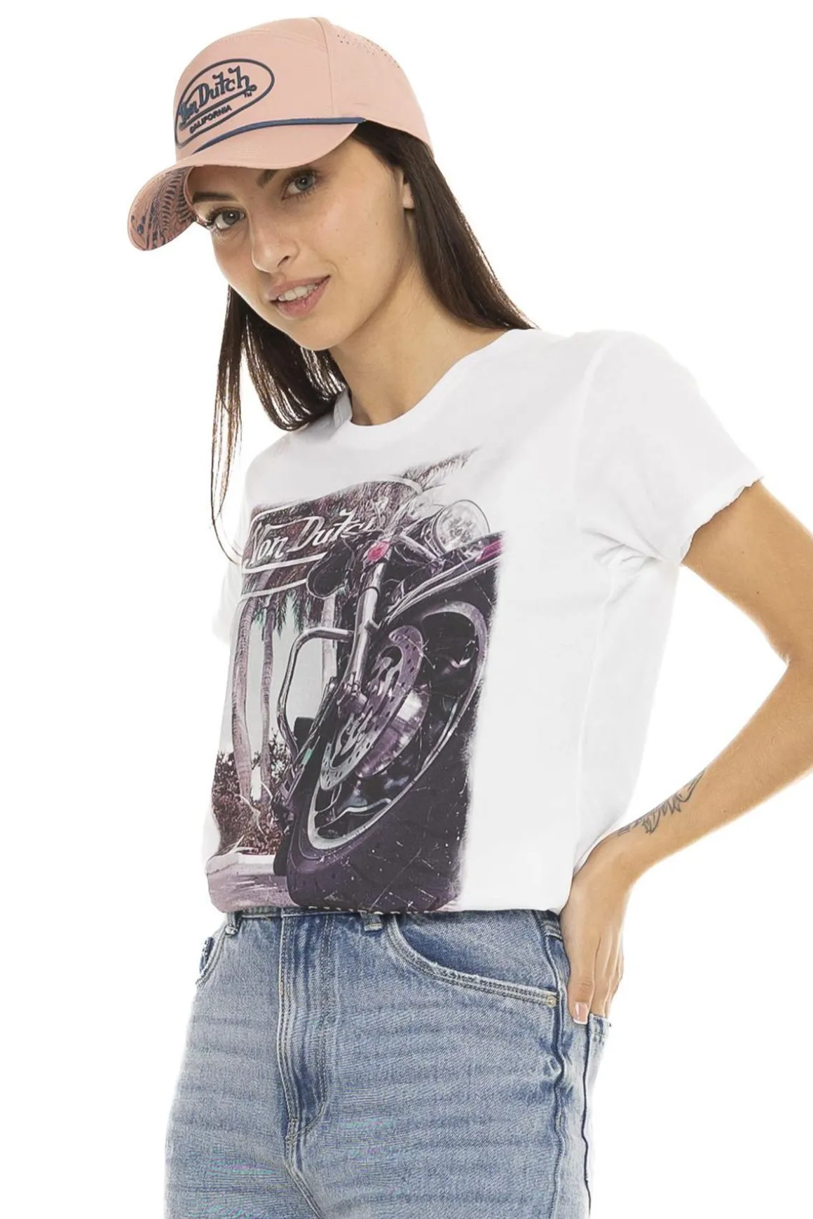 Tee Shirt Femme Von Dutch Tee Shirt Phot Be