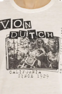 Tee Shirt Femme Von Dutch Tee Shirt Fer Be