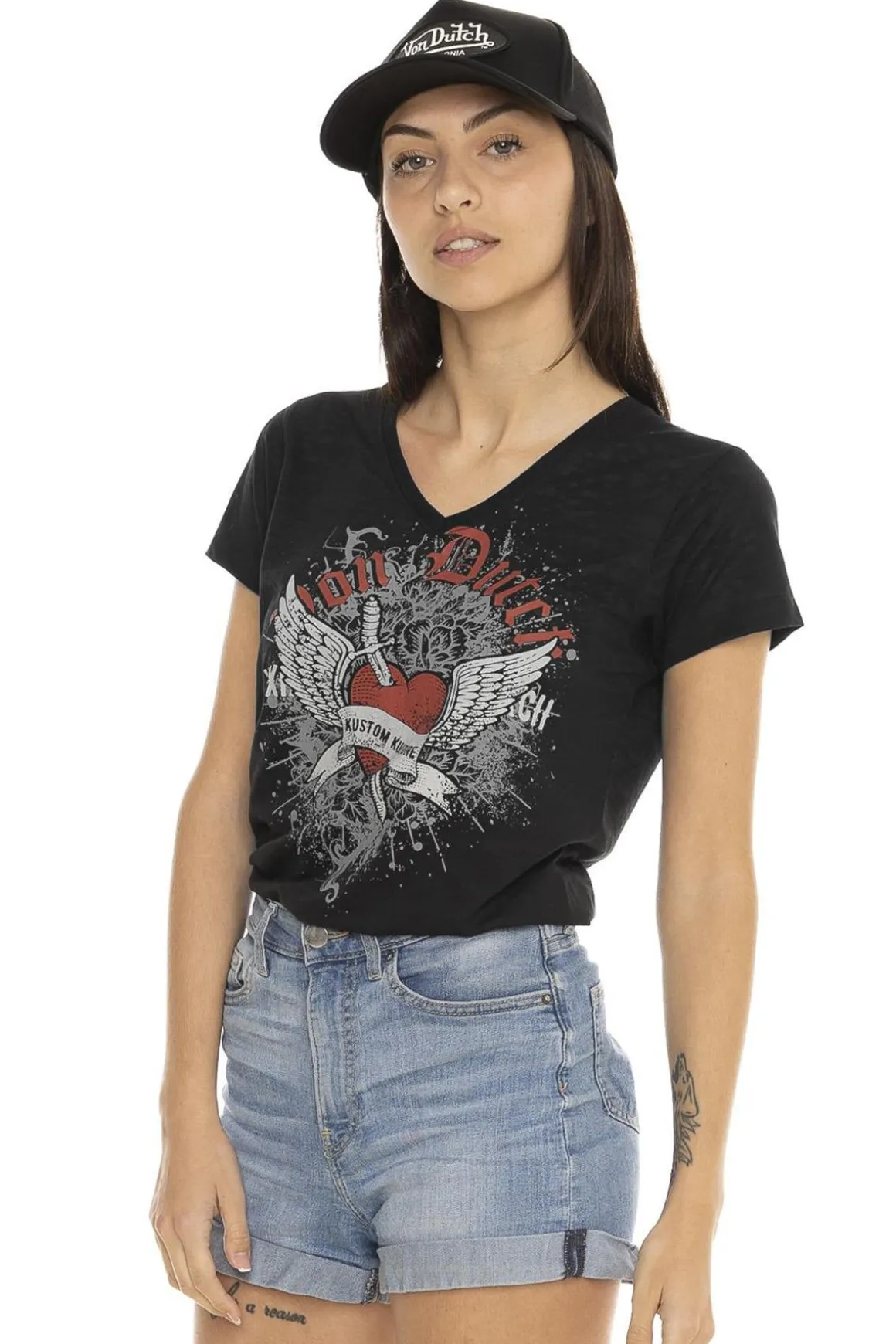 Tee Shirt Femme Von Dutch Tee Shirt Epe B