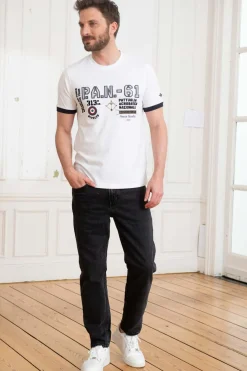 Tee Shirt Homme Aeronautica Militare 231Ts2071J589 73062 Off White