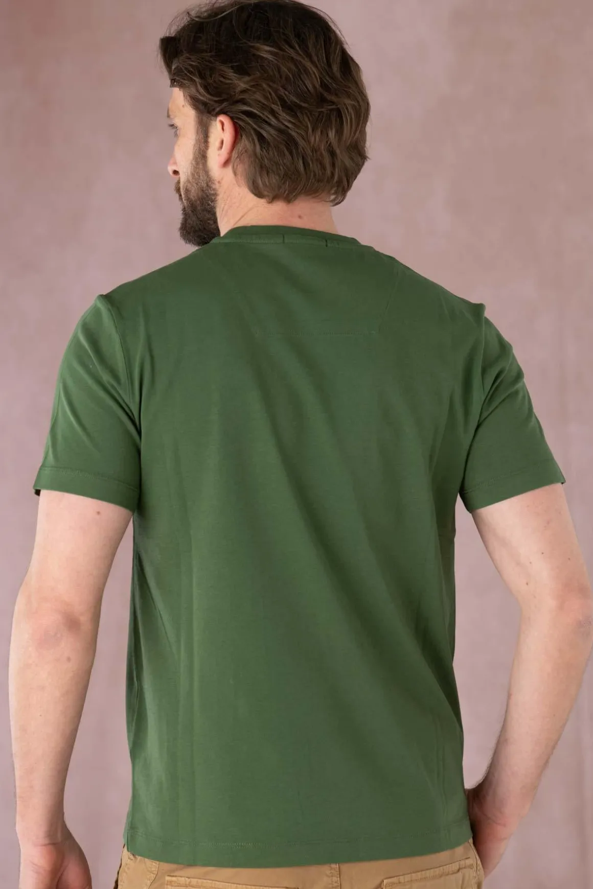 Tee Shirt Homme Aeronautica Militare Ts2226J635 39306 Seaweed Green