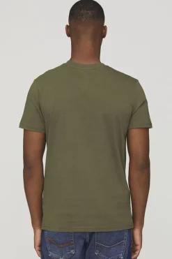 Tee Shirt Homme Aeronautica Militare Ts2254J607 39291 Verde Oscuro