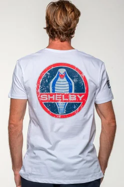 Tee Shirt Homme Carroll Shelby Tee Shirt 1966 Blanc