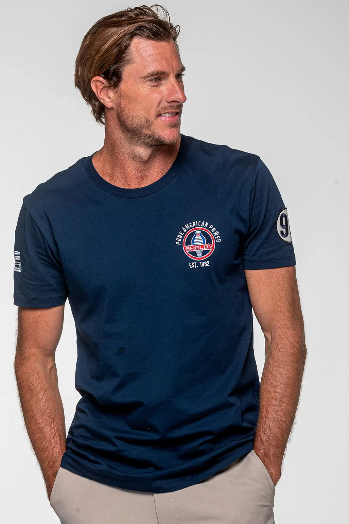 Tee Shirt Homme Carroll Shelby Tee Shirt 427 Navy