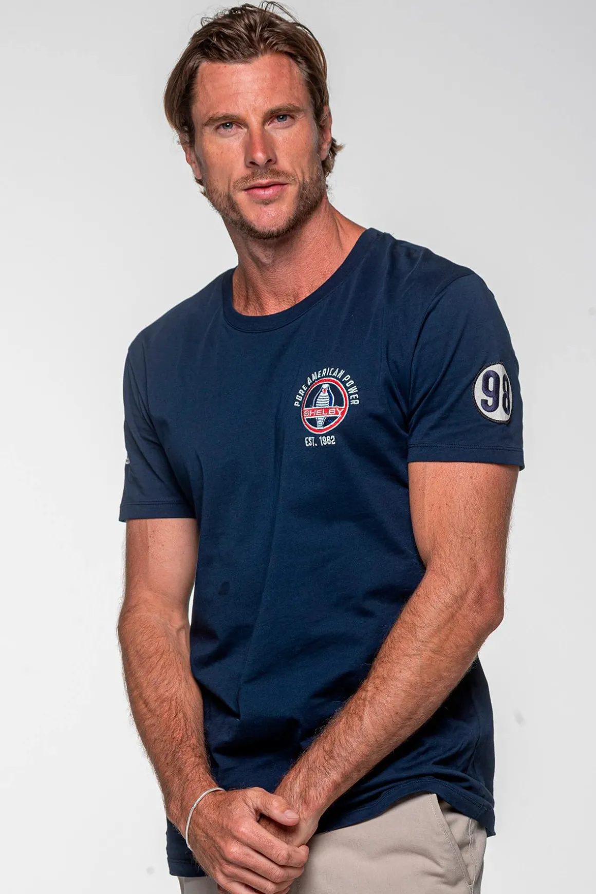 Tee Shirt Homme Carroll Shelby Tee Shirt 427 Navy
