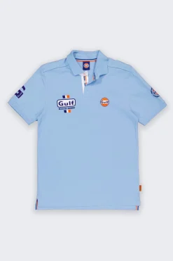 Tee Shirt Homme Gulf Polo Gulf Pom01-125 Light Blue