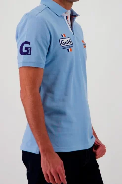 Tee Shirt Homme Gulf Polo Gulf Pom01-125 Light Blue