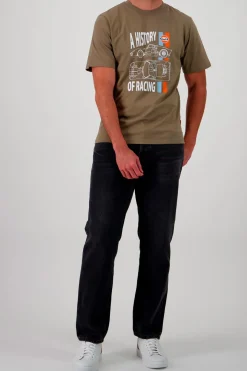 Tee Shirt Homme Gulf Tee Shirt Gulf Tsm01-324 Olive