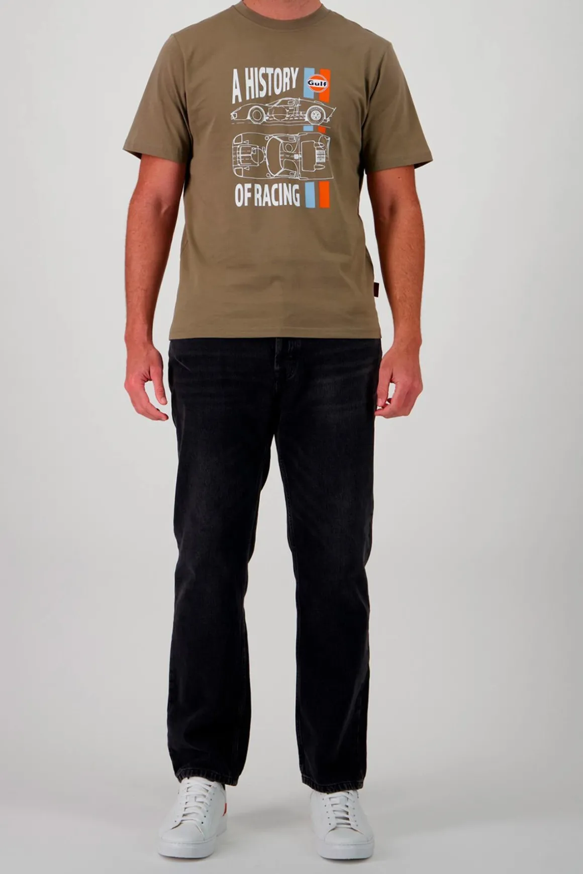 Tee Shirt Homme Gulf Tee Shirt Gulf Tsm01-324 Olive
