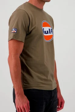 Tee Shirt Homme Gulf Tee Shirt Gulf Tsm05-324 Olive