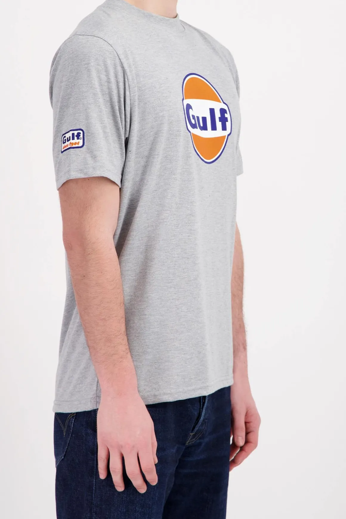 Tee Shirt Homme Gulf Tee Shirt Tsm05-450 Grey Melange
