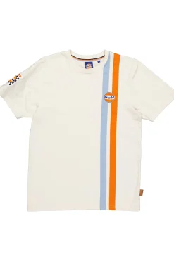 Tee Shirt Homme Gulf Tee Shirt Tsm03-003 Ecru