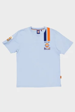 Tee Shirt Homme Gulf Tee Shirt Gulf Tsm03-125 Light Blue