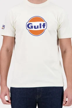 Tee Shirt Homme Gulf Tee Shirt Tsm05-003 Ecru