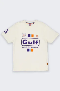 Tee Shirt Homme Gulf Tee Shirt Gulf Tsm02-003 Ecru