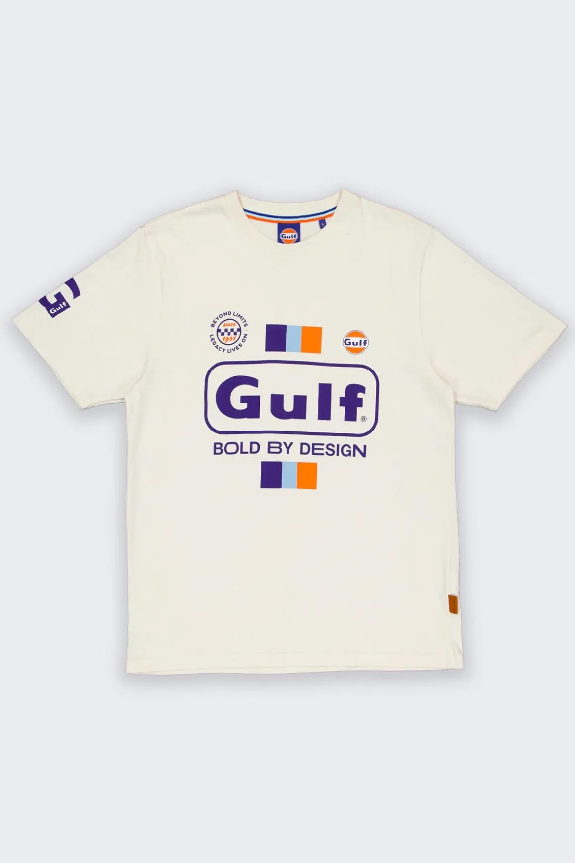 Tee Shirt Homme Gulf Tee Shirt Gulf Tsm02-003 Ecru