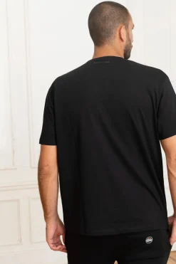 Tee Shirt Homme Helvetica Mountain Pioneers Barwin Black